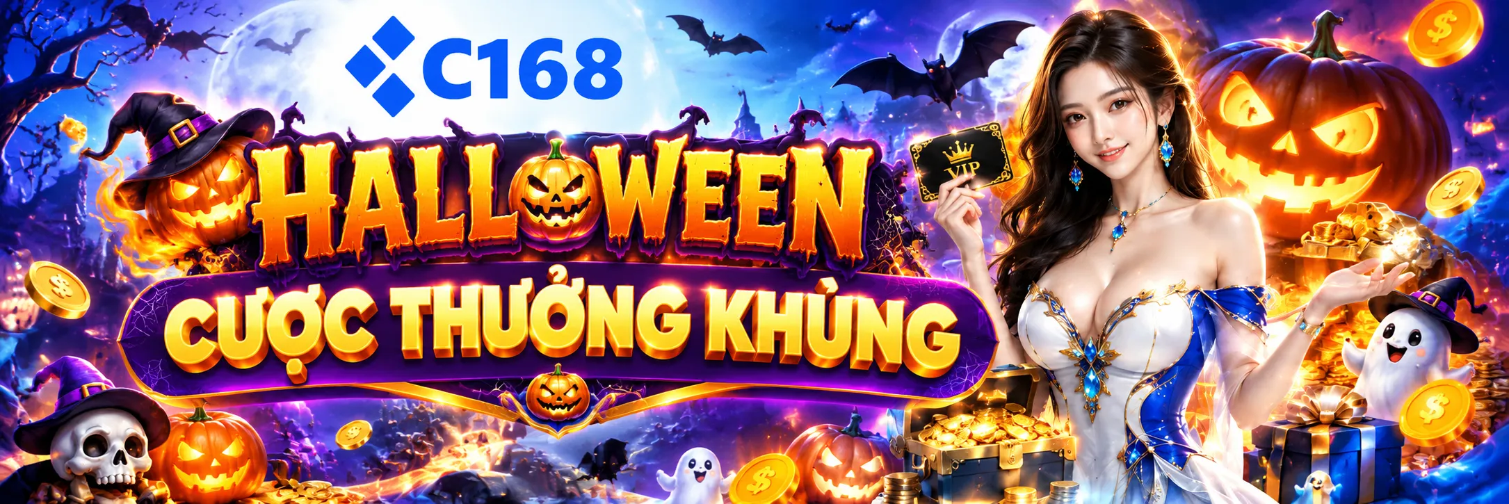 c168 halloween cược vui thưởng khủng
